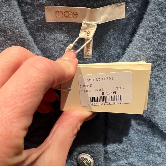 Maje “Roetic” 🔥BNWT🔥 Jacquard Knit mini dress - Picture 10 of 10